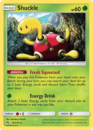 [PKM] Shuckle (16/214) [Sun & Moon: Lost Thunder]