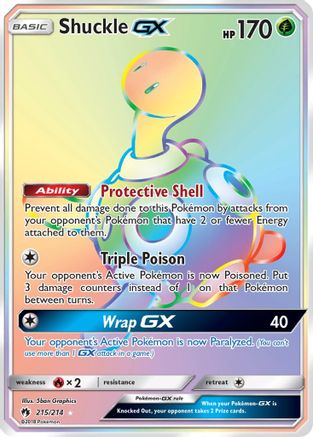 [PKM] Shuckle GX (215/214) [Sun & Moon: Lost Thunder]