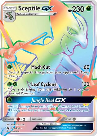 [PKM] Sceptile GX (216/214) [Sun & Moon: Lost Thunder]