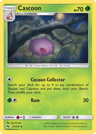 [PKM-C] Cascoon (27/214) [Sun & Moon: Lost Thunder]