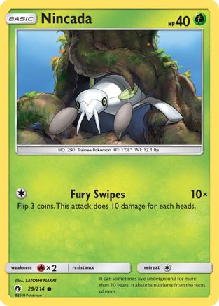 [PKM] Nincada (29/214) [Sun & Moon: Lost Thunder]