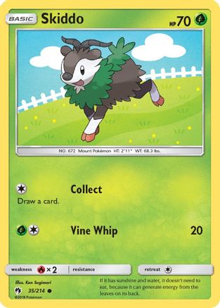 [PKM] Skiddo (35/214) [Sun & Moon: Lost Thunder]