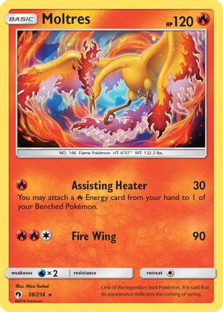 [PKM] Moltres (38/214) [Sun & Moon: Lost Thunder]