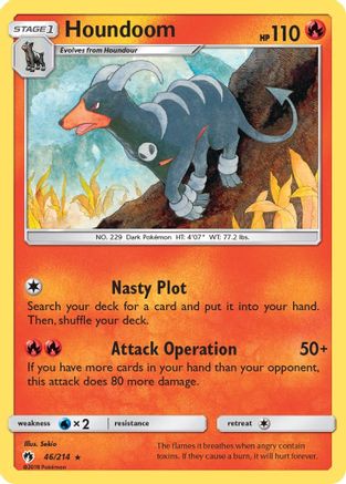 [PKM] Houndoom (46/214) [Sun & Moon: Lost Thunder]