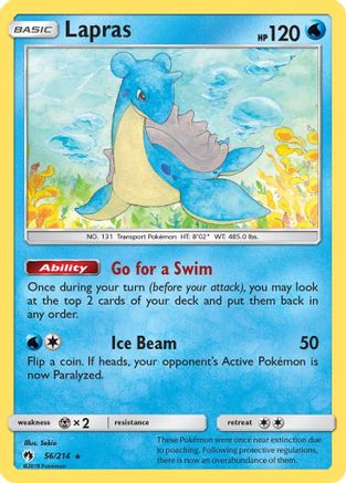 [PKM] Lapras (56/214) [Sun & Moon: Lost Thunder]