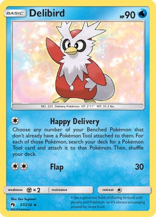 [PKM] Delibird (57/214) [Sun & Moon: Lost Thunder]
