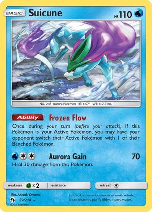 [PKM] Suicune (59/214) [Sun & Moon: Lost Thunder]