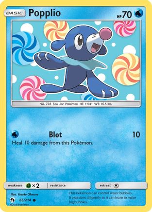 [PKM] Popplio (65/214) [Sun & Moon: Lost Thunder]