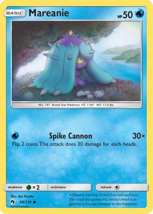 [PKM] Mareanie (68/214) [Sun & Moon: Lost Thunder]