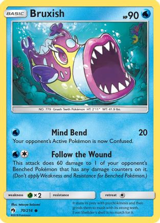 [PKM] Bruxish (70/214) [Sun & Moon: Lost Thunder]