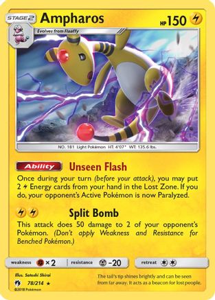 [PKM] Ampharos (78/214) [Sun & Moon: Lost Thunder]