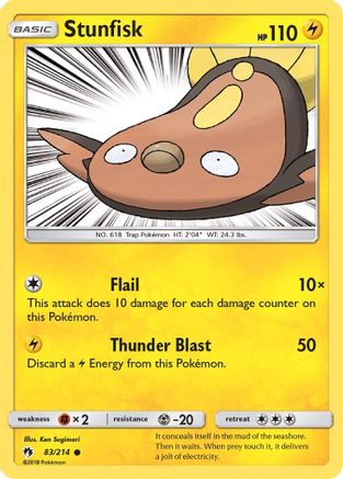 [PKM] Stunfisk (83/214) [Sun & Moon: Lost Thunder]
