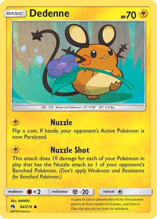 [PKM] Dedenne (84/214) [Sun & Moon: Lost Thunder]