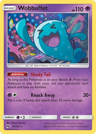[PKM] Wobbuffet (93/214) [Sun & Moon: Lost Thunder]