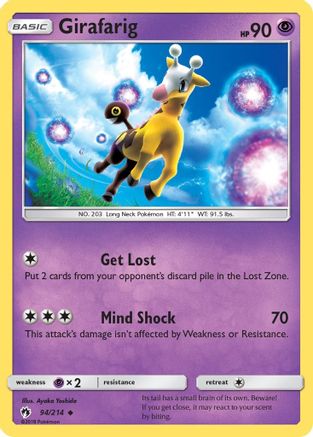 [PKM-C] Girafarig (94/214) [Sun & Moon: Lost Thunder]