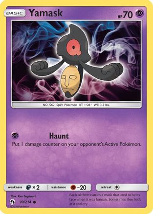 [PKM] Yamask (99/214) [Sun & Moon: Lost Thunder]