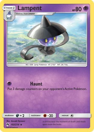 [PKM] Lampent (102/214) [Sun & Moon: Lost Thunder]