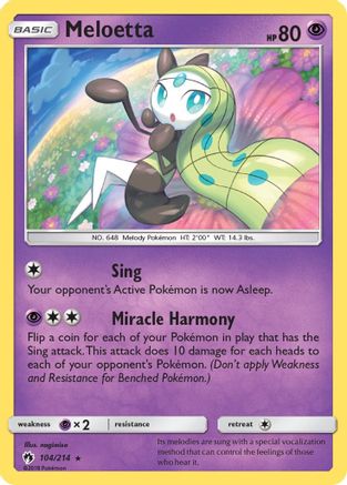 [PKM] Meloetta (104/214) [Sun & Moon: Lost Thunder]