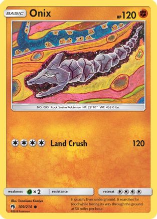 [PKM] Onix (109/214) [Sun & Moon: Lost Thunder]