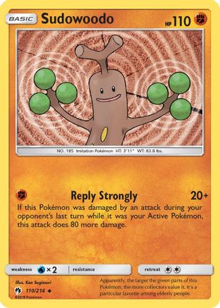 [PKM] Sudowoodo (110/214) [Sun & Moon: Lost Thunder]