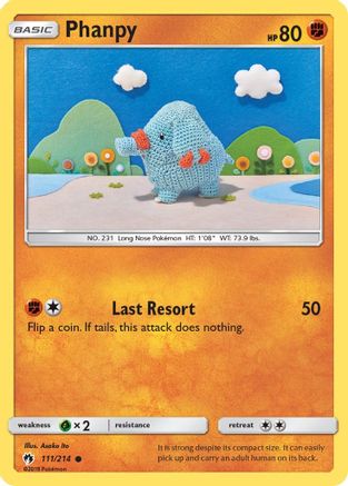 [PKM] Phanpy (111/214) [Sun & Moon: Lost Thunder]