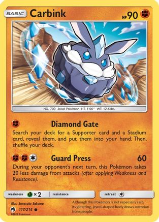 [PKM] Carbink (117/214) [Sun & Moon: Lost Thunder]