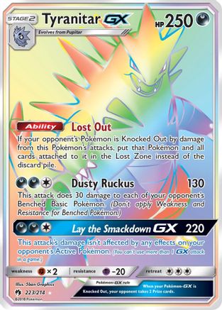 [PKM-R] Tyranitar GX (223/214) [Sun & Moon: Lost Thunder]