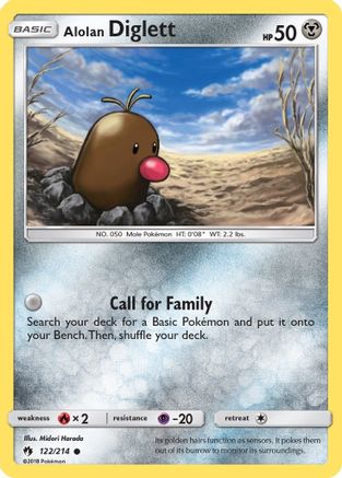 [PKM-C] Alolan Diglett (122/214) [Sun & Moon: Lost Thunder]