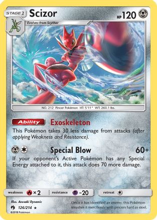 [PKM-R] Scizor (126/214) [Sun & Moon: Lost Thunder]