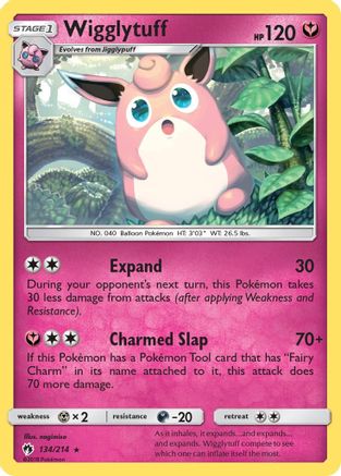 [PKM] Wigglytuff (134/214) [Sun & Moon: Lost Thunder]