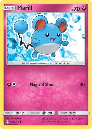 [PKM] Marill (135/214) [Sun & Moon: Lost Thunder]