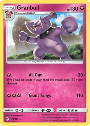 [PKM] Granbull (138/214) [Sun & Moon: Lost Thunder]