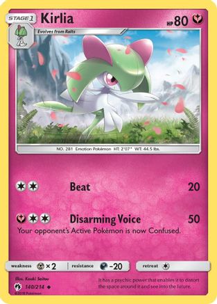 [PKM] Kirlia (140/214) [Sun & Moon: Lost Thunder]