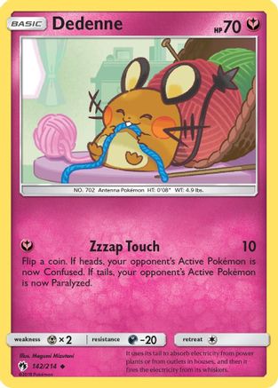 [PKM] Dedenne (142/214) [Sun & Moon: Lost Thunder]