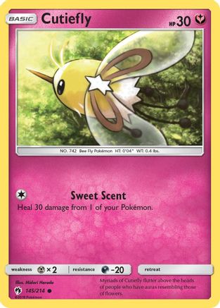 [PKM] Cutiefly (145/214) [Sun & Moon: Lost Thunder]