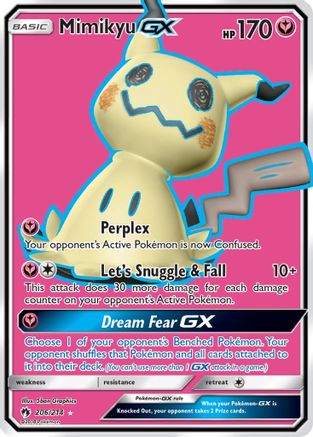 [PKM] Mimikyu GX (206/214) [Sun & Moon: Lost Thunder]
