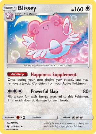 [PKM] Blissey (153/214) [Sun & Moon: Lost Thunder]