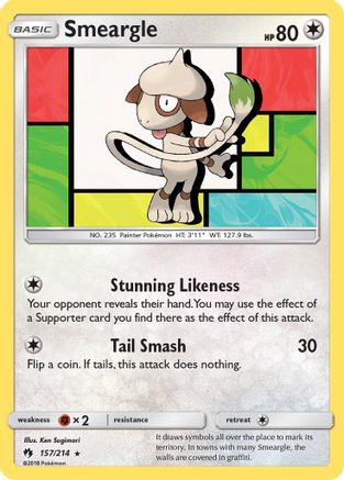 [PKM-R] Smeargle (157/214) [Sun & Moon: Lost Thunder]