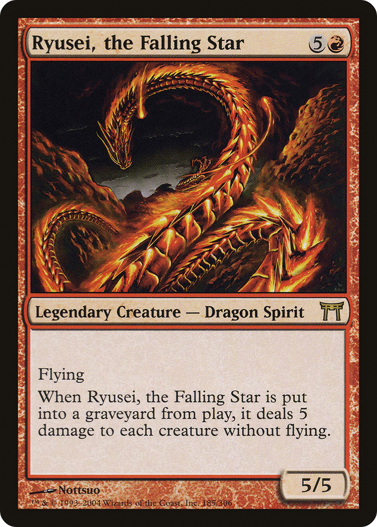 {R} Ryusei, the Falling Star [Champions of Kamigawa][CHK 185] - Misty Mountain Games