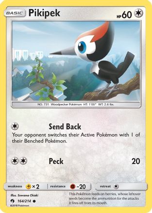 [PKM] Pikipek (164/214) [Sun & Moon: Lost Thunder]