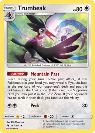 [PKM] Trumbeak (165/214) [Sun & Moon: Lost Thunder]