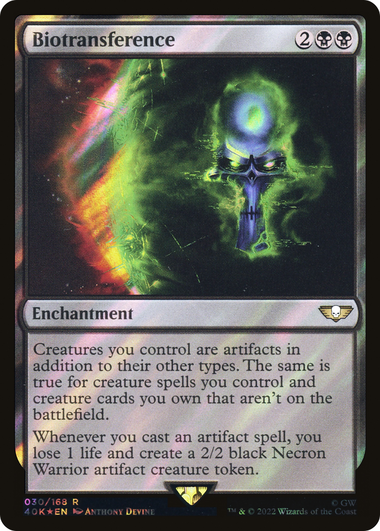 {R} Biotransference (Surge Foil) [Universes Beyond: Warhammer 40,000][SF 40K 030]