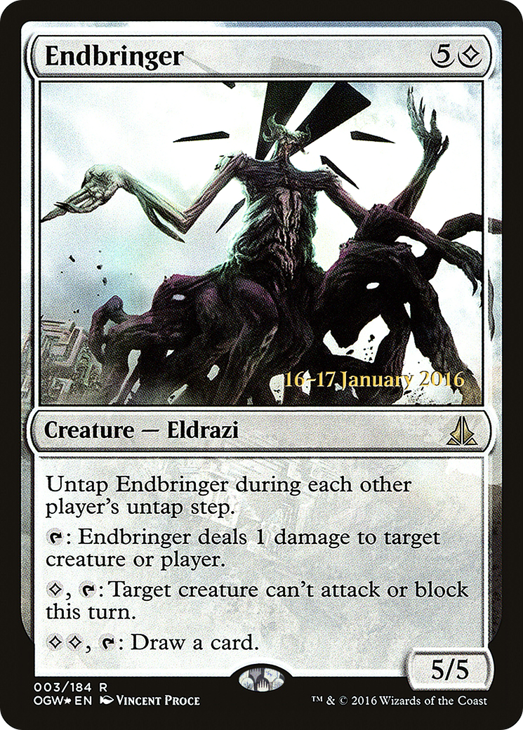 {R} Endbringer [Oath of the Gatewatch Prerelease Promos][PR OGW 003] - Misty Mountain Games