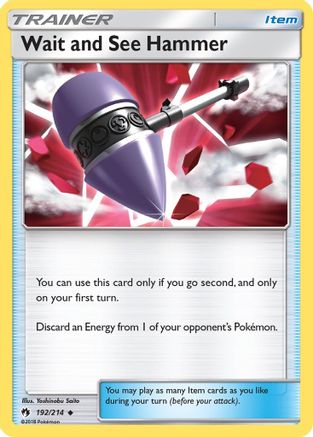 [PKM] Wait and See Hammer (192/214) [Sun & Moon: Lost Thunder]