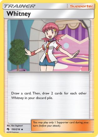 [PKM] Whitney (193/214) [Sun & Moon: Lost Thunder]