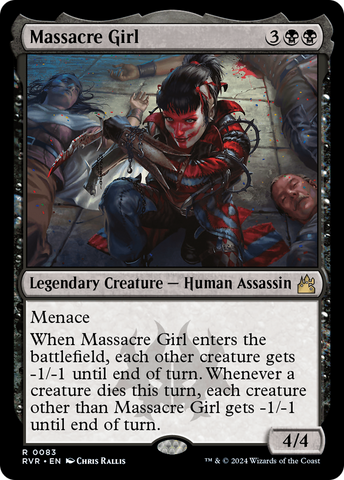{R} Massacre Girl [Ravnica Remastered][RVR 083]