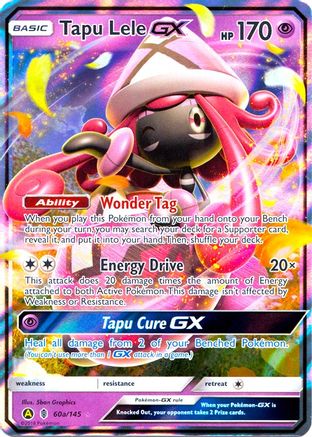 [PKM] Tapu Lele GX (60a/145) [Alternate Art Promos]