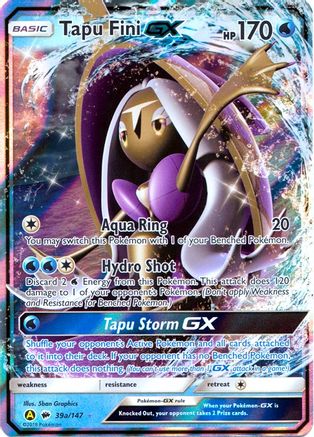 [PKM] Tapu Fini GX (39a/147) [Alternate Art Promos]
