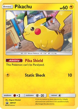 [PKM] Pikachu (SM157) [Sun & Moon: Black Star Promos]