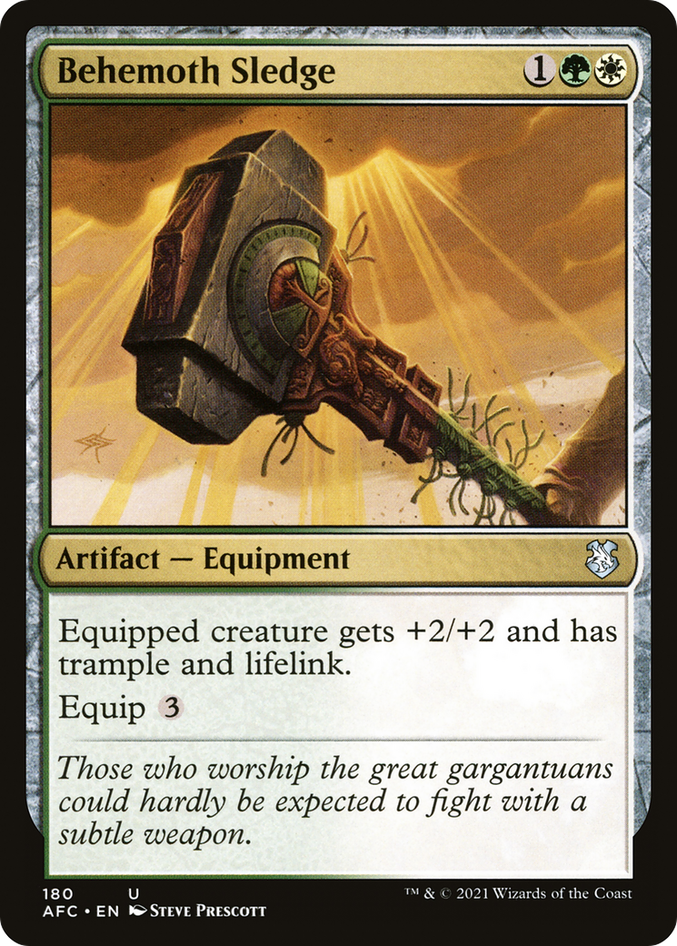 {C} Behemoth Sledge [Dungeons & Dragons: Adventures in the Forgotten Realms Commander][AFC 180]